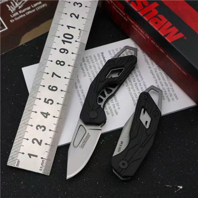 OEM genuine KERSHAW card show 1230 keychain folding knife.