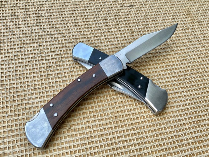 Steel head-Buck110 folding knife