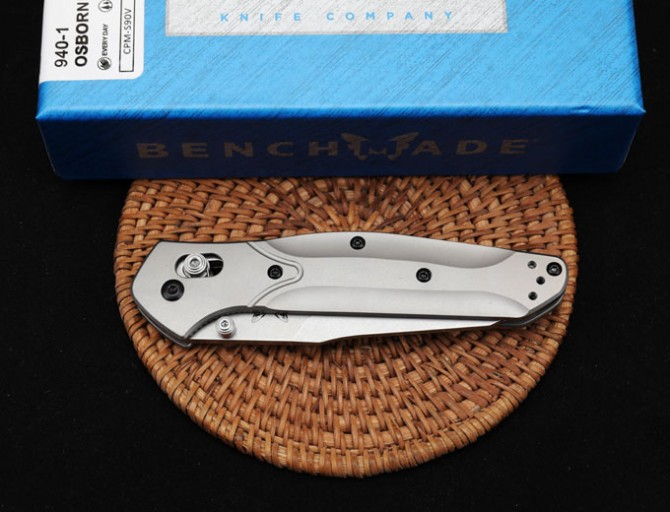 Benchmade butterfly 940-1 titanium handle folding knife