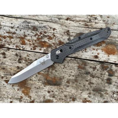 Benchmade butterfly 940-1 carbon fiber handle folding knife