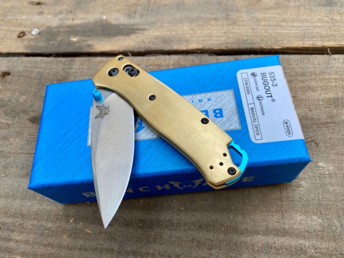 Butterfly 535 copper handle folding