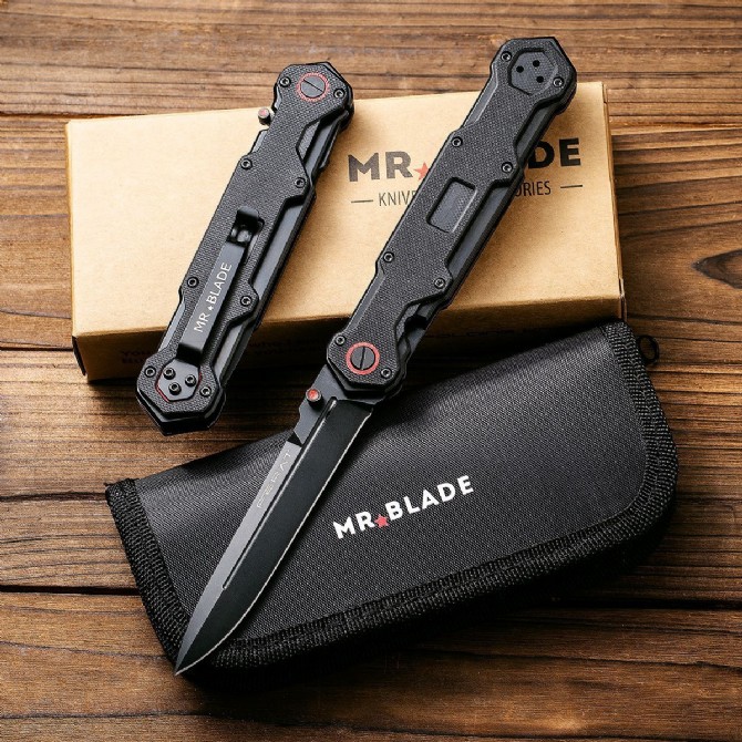 MRBLADE Blade Warrior Quick Opening Double Lock Folding Knife