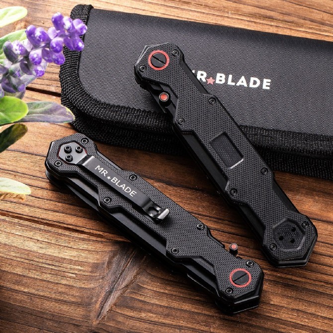 MRBLADE Blade Warrior Quick Opening Double Lock Folding Knife