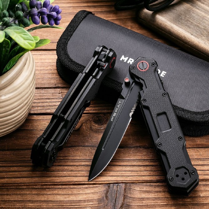 MRBLADE Blade Warrior Quick Opening Double Lock Folding Knife