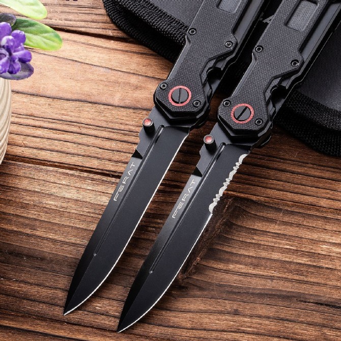 MRBLADE Blade Warrior Quick Opening Double Lock Folding Knife