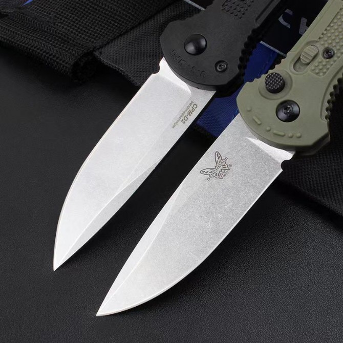 2023 New Butterfly 9070 Side Jump Tactical Knife Stone Wash