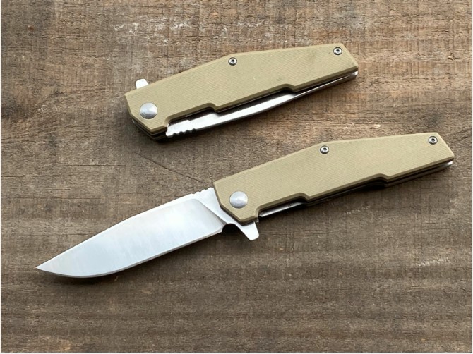 Boar - Desert Color Pocket Knife