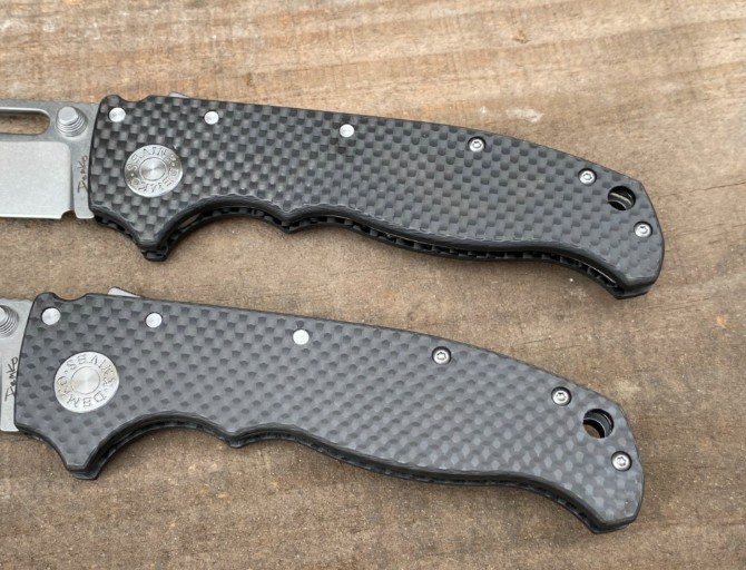 Demko AD20 carbon fiber folding knife