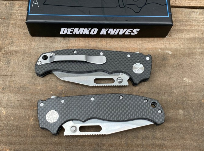 Demko AD20 carbon fiber folding knife