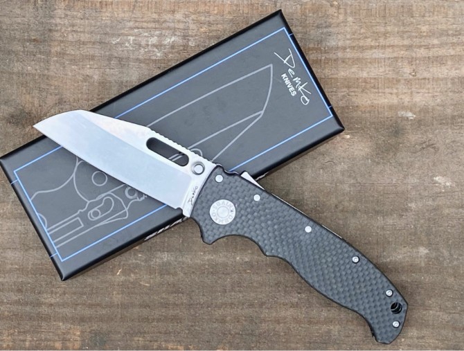 Demko AD20 carbon fiber folding knife