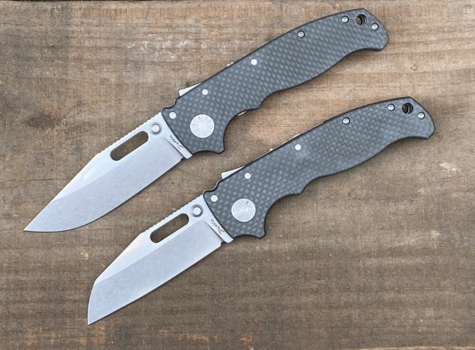 Demko AD20 carbon fiber folding knife