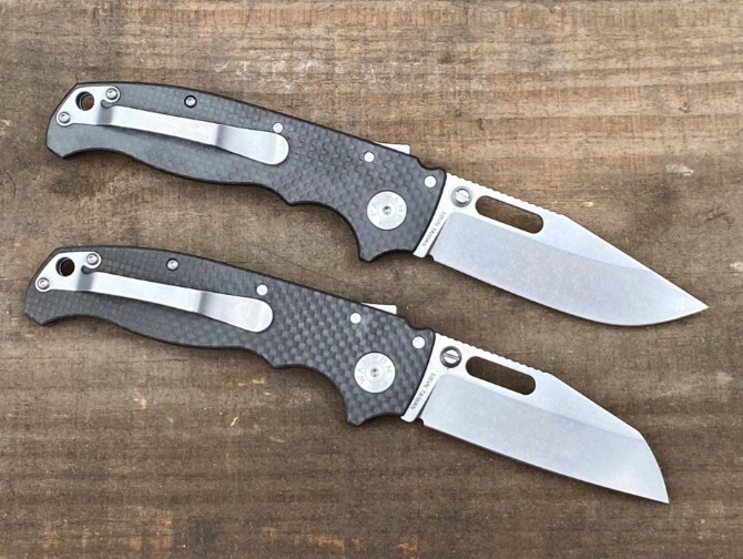 Demko AD20 carbon fiber folding knife