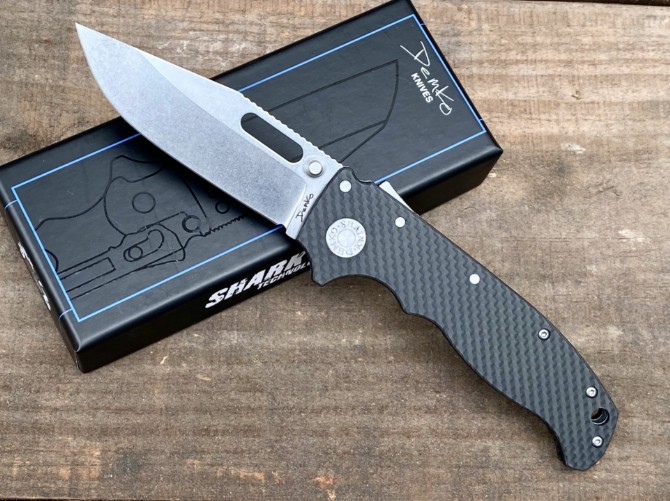 Demko AD20 carbon fiber folding knife