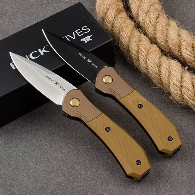 2023 new BUCK 591 side jump knife