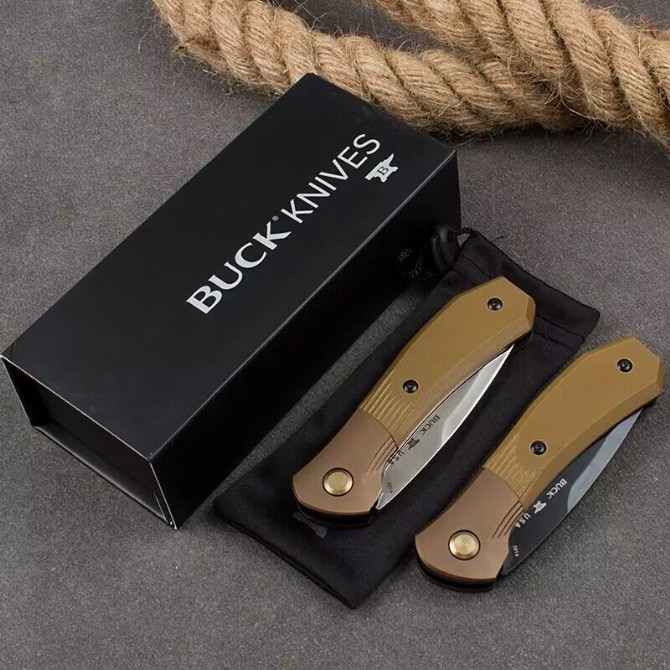 2023 new BUCK 591 side jump knife