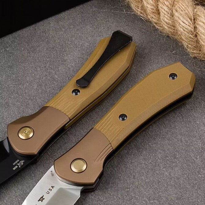 2023 new BUCK 591 side jump knife