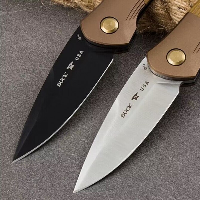 2023 new BUCK 591 side jump knife