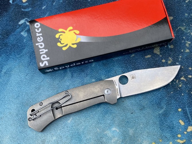 Spider C186 Titanium Folding Knife