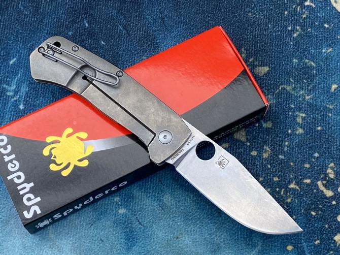 Spider C186 Titanium Folding Knife