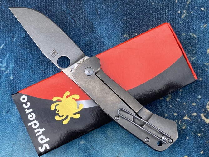 Spider C186 Titanium Folding Knife