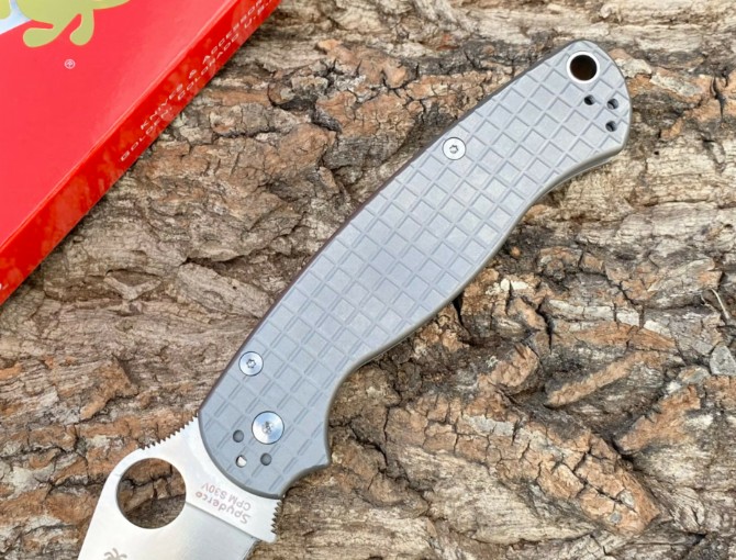 C81 Titanium Folding Knife Ceramic Bearing