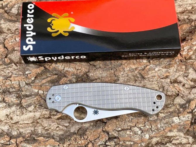 C81 Titanium Folding Knife Ceramic Bearing