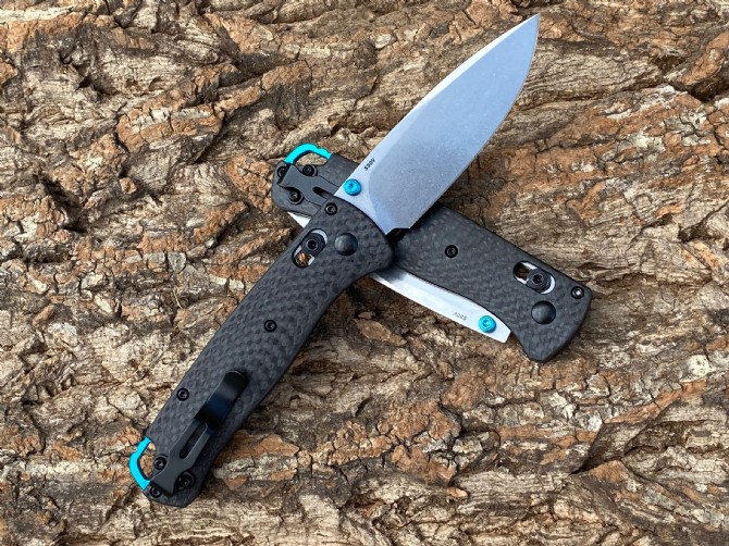 Benchmade butterfly carbon fiber 535-3 (white blade)