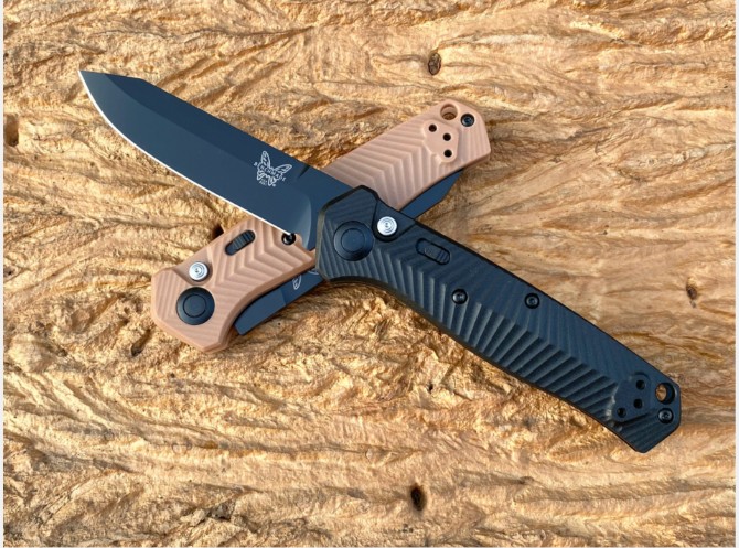 Benchmade butterfly 8551BK side jump (fiberglass handle)