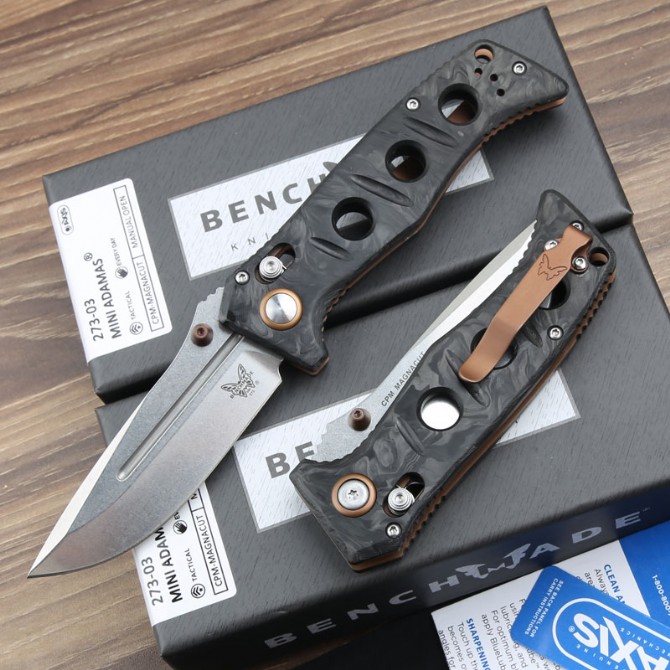 BENCHMADE butterfly 273-03 carbon fiber handle