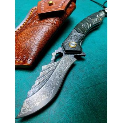 【Night·Magic Blade】Bearing quick opening folding knife