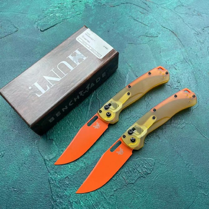 Butterfly 15535 folding knife (PEI handle) orange blade