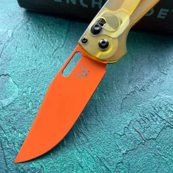 Butterfly 15535 folding knife (PEI handle) orange blade