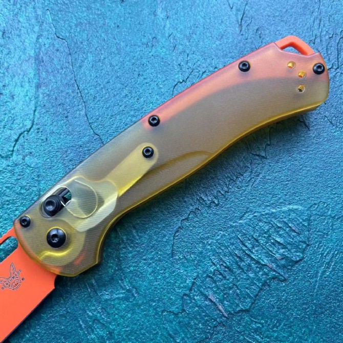 Butterfly 15535 folding knife (PEI handle) orange blade