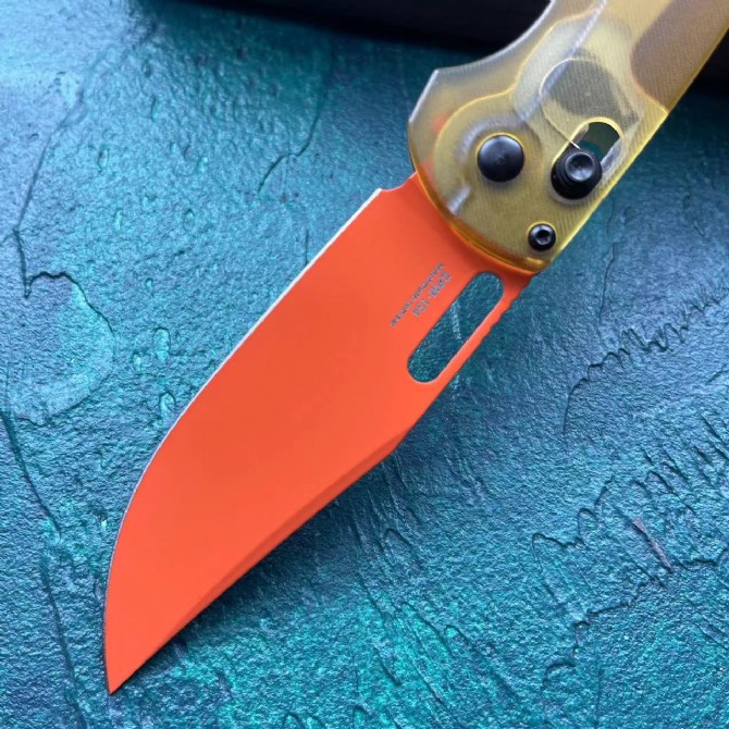 Butterfly 15535 folding knife (PEI handle) orange blade