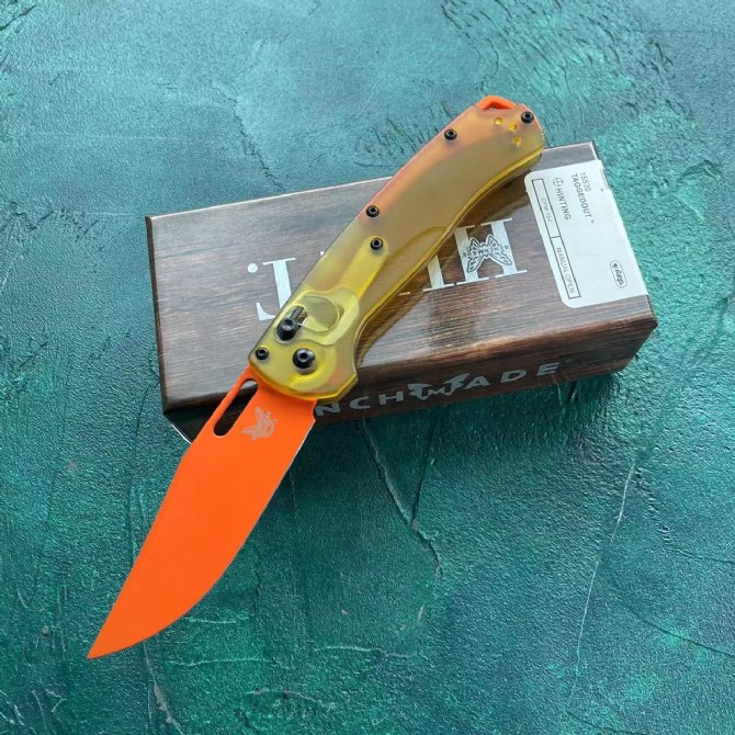 Butterfly 15535 folding knife (PEI handle) orange blade