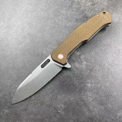 JJ183 folding knife (linen handle)