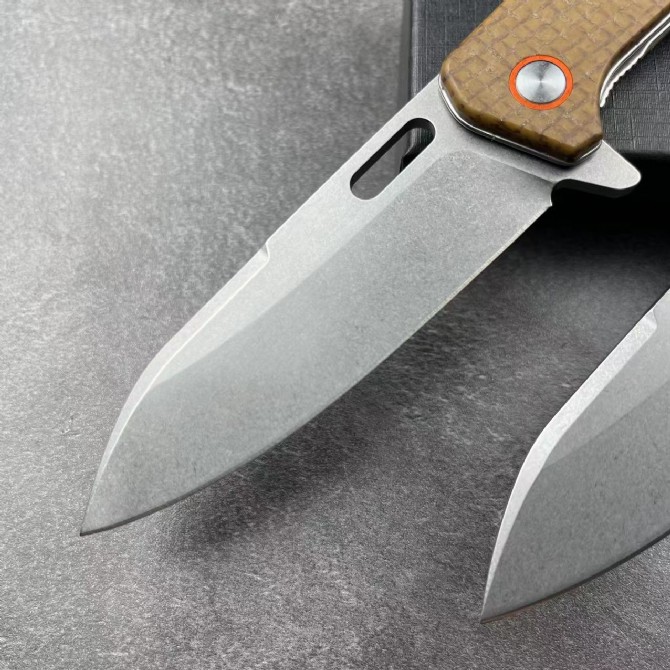 JJ183 folding knife (linen handle)