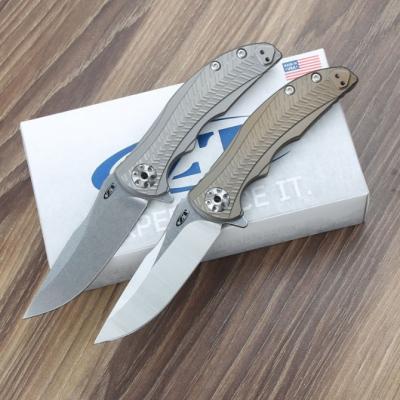 ZT0609 titanium alloy ceramic bearing folding knife