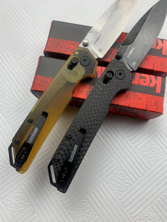 Latest card show 2038 axis lock folding knife (two styles)