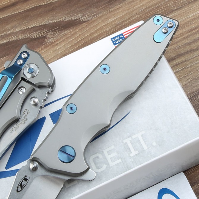 Zero error ZT 0392 titanium alloy folding knife