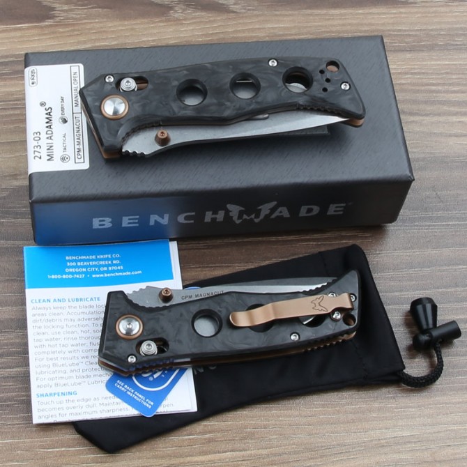 BENCHMADE butterfly 273-03 carbon fiber handle