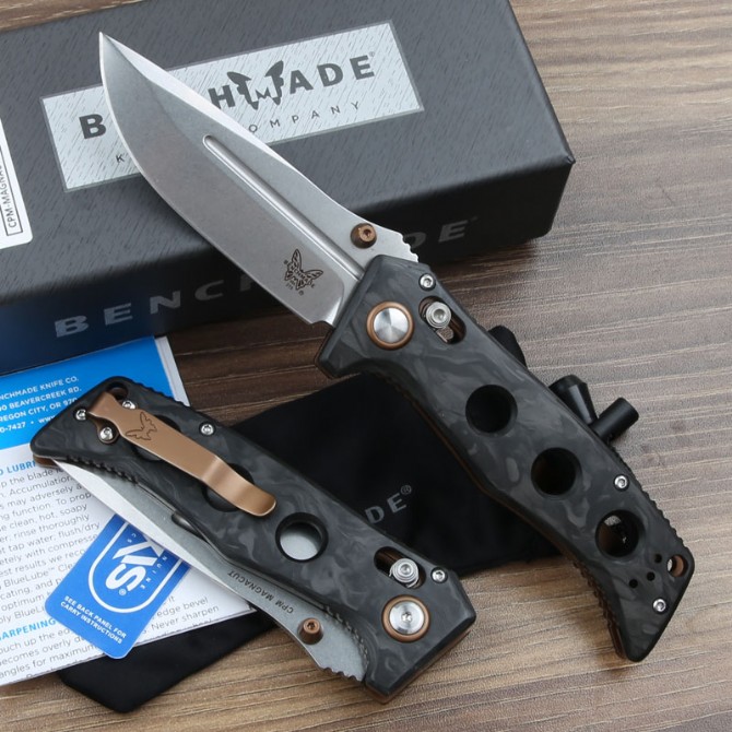 BENCHMADE butterfly 273-03 carbon fiber handle