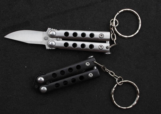 Mini key chain knife