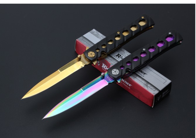 Butterfly-C059 (rich gold folding knife)