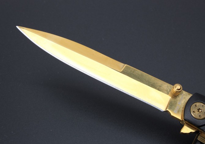 Butterfly-C059 (rich gold folding knife)