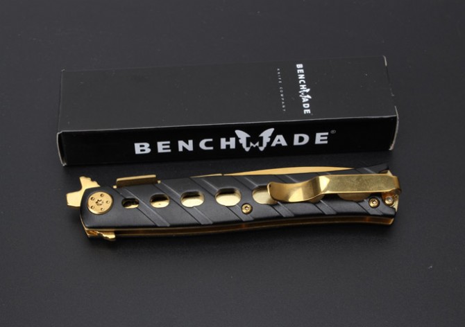 Butterfly-C059 (rich gold folding knife)