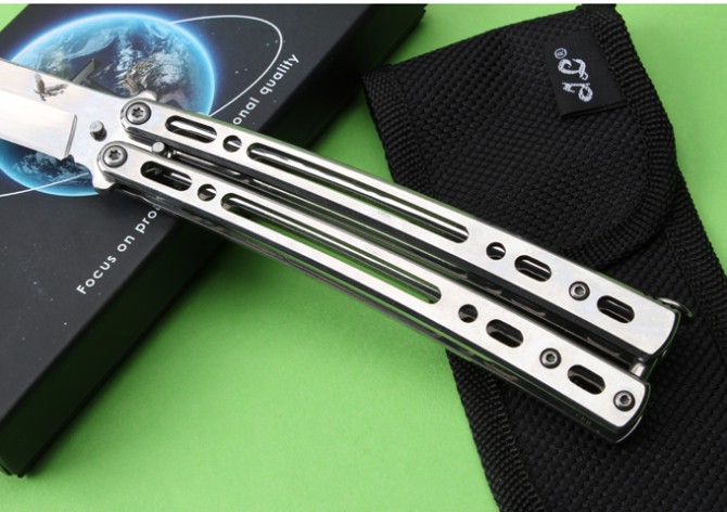 JL-07 CrossFire Butterfly Knife (Mirror Light Version)