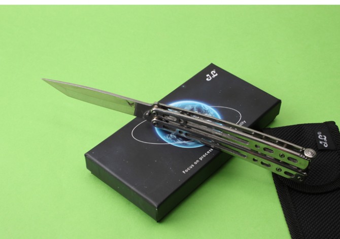 JL-07 CrossFire Butterfly Knife (Mirror Light Version)