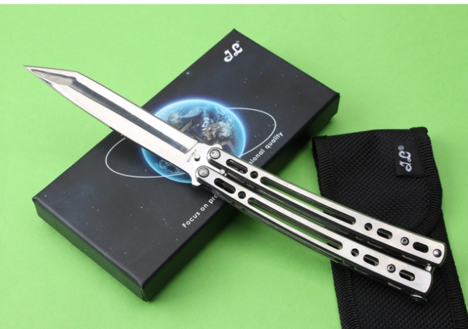 JL-07 CrossFire Butterfly Knife (Mirror Light Version)