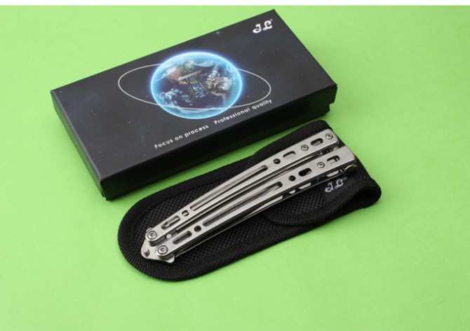 JL-07 CrossFire Butterfly Knife (Mirror Light Version)